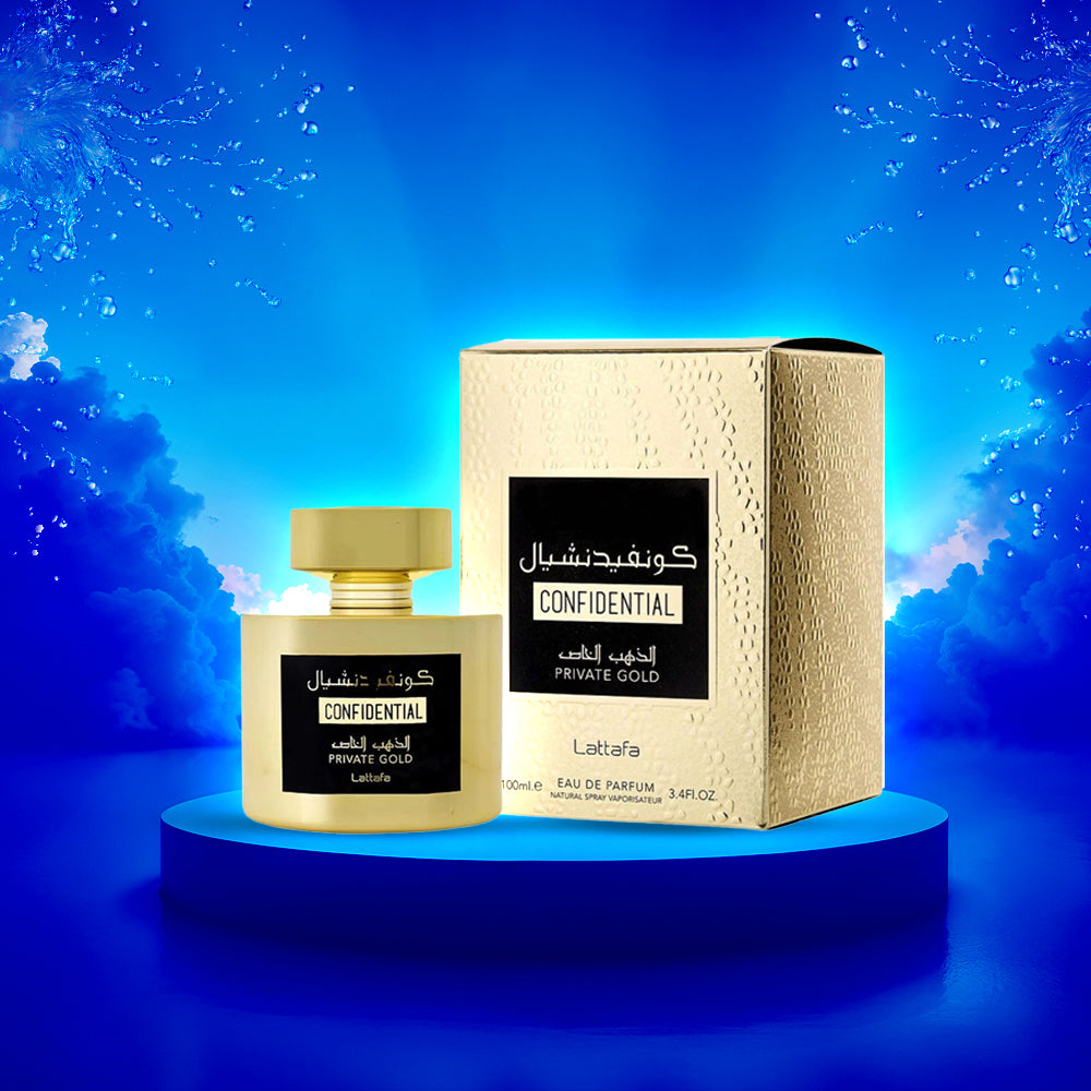 Confidential Private Gold Eau De Parfum By Lattafa